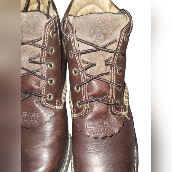 Ariat Canyon Boots Womens 8B Lace Up Combat Boot Mocha Brown Leather Wor… - Picture 6 of 8